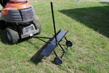 lawn comb 100cm mower tractor garden grass moss removal,