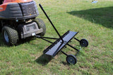lawn comb 100cm mower tractor garden grass moss removal,