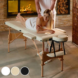 Mobile Massage Table 3 Zones Height-Adjustable Including High-Quality  Headrest and Bag