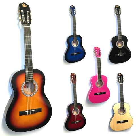 4/4 Full Size Student Adult Beginner Acoustic Guitar Package Pack Outfit New