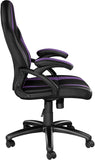 Racing office chair, executive chair with rocker mechanism PURPLE