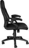 Racing office chair, executive chair with rocker mechanism BLACK