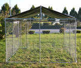 Large Dog Wire Playpen 3x3x1.83m Lockable Door, UV/Water Proof Roof