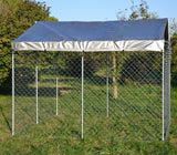 Large Dog Wire Playpen 3x3x1.83m Lockable Door, UV/Water Proof Roof