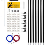 Complete set ..SOLAR Dog Fence kit 80cm  includes posts,Wire,Insulators etc etc