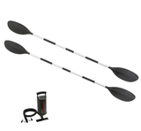 Kayak 2 man Inflatable Canoe Boat + Oars + Pump