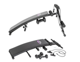 HOME GYM EXERCISER TRAINING MACHINE + 2 DUMBBELLS + 2 TRAINING ROPES