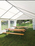 Gazebo Marquee 6 x 4 m, 100% Waterproof, with 4 Side Walls