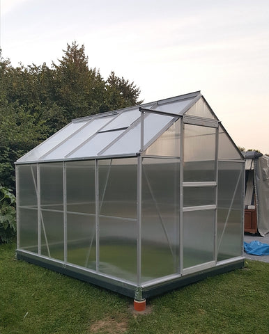 Aluminium Greenhouse 5.85m3  with Foundation