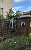 Decoration ..Windmill 245cm Silver-coloured Windmill Wind Game Ball Bearing Mill