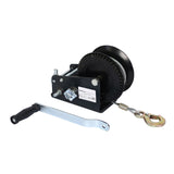 Cable Winch, Hand Crank, 10m Wire Rope, 1500kg, Boat, Van