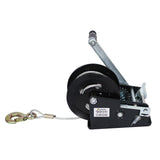 Cable Winch, Hand Crank, 10m Wire Rope, 1500kg, Boat, Van