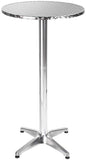 Aluminum Bistro table, round, height-adjustable