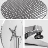 Aluminum Bistro table, round, height-adjustable