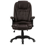 Executive Office / Gaming Chair Luxury Leather Reclining Brown