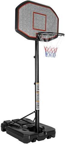 Basketball Basket with Stand Height-Adjustable Basket Height 200-305 cm