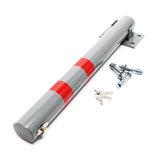 Parking Barrier Folding Car Park Bollard Lockable Round