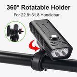 5Leds Bike light Usb Rechargeable T6 9000lm Bike  Flashlight SUPER STRONG ..Also acts as a powerbank