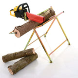 Foldable Saw Horse with Chainsaw Holder