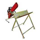 Foldable Saw Horse with Chainsaw Holder