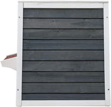 Weatherproof Wooden Cat House 51 x 50.5 x 48.5 cm with Entrance and Escape Door