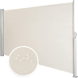 Side Awning Sun Protection Privacy Screen  200cm x 300cm   Cream