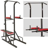 ip power tower station with sit up pull chin up push up bar ab builder Dimensions 180 x 95 x 210 cm