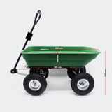 XXL  Garden Cart with 125l Capacity up to 350kg Garden Trolley Tipper Trailer