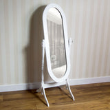 Cheval Mirror Floor Free Standing Full Length Bedroom Wooden