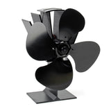 Heat Powered Fan 70-350°C, 4 Blades, for Fireplace/Wood Burning Stove