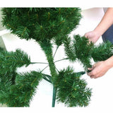 220cm Christmas Tree Fir Tree Artificial Christmas Construction M Pine PVC Needle