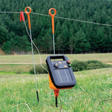 Solar Powered Electric Fence ...S20 ..S40 .. S100 ...S200 ...S400....   Energiser/Charger + Battery (6V)