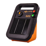 Solar Powered Electric Fence ...S20 ..S40 .. S100 ...S200 ...S400....   Energiser/Charger + Battery (6V)