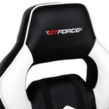 RECLINING LEATHER SPORTS RACING OFFICE DESK CHAIR GAMING
