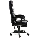 RECLINING LEATHER SPORTS RACING OFFICE DESK CHAIR GAMING