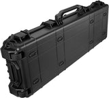 Gun Carrying Case long, Lightweight and robust plastic Hard shell, 3 Foam inserts