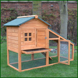 Wooden Ark Rabbit Hutch and Run