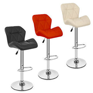 Breakfast barstools  adjustable height faux leather