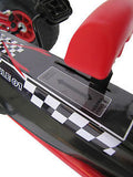 Kids racing car go kart cart with rubber wheels