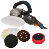 1400W Electric Polisher Sander Buffer Car Polishing 6 Speed & Soft Mop Pad