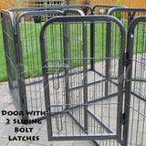 Heavy Duty Double Dog Pen Cage Puppy Whelping Playpen Enclosure Run