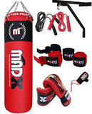 5ft Heavy  Boxing Punch Bag Set,Gloves,Bracket,Chains
