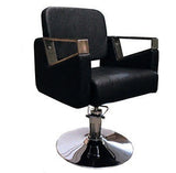 Salon barbers chair fixed back