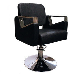 Salon barbers chair fixed back