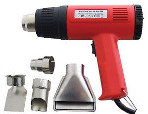 1500W Hot Air Gun With 4 Nozzles Paint Stripper Heat Shrink Power Tool 230-240v