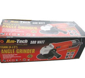 500W 115mm 22mm Bore Powerful Corded  Angle Grinder Electric DIY Tool