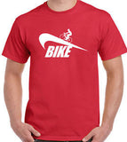 Bike - Mens T-Shirt Cycling Bicycle Mountain Free delivery