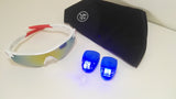 Winter Cycling Bundle Glasses Balaclava + 2 Lights