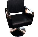 Salon barbers chair fixed back