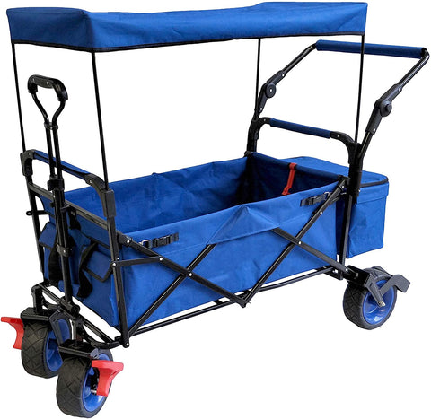 Foldable Beach, 80 kg Transport Cart Picnic Trolley